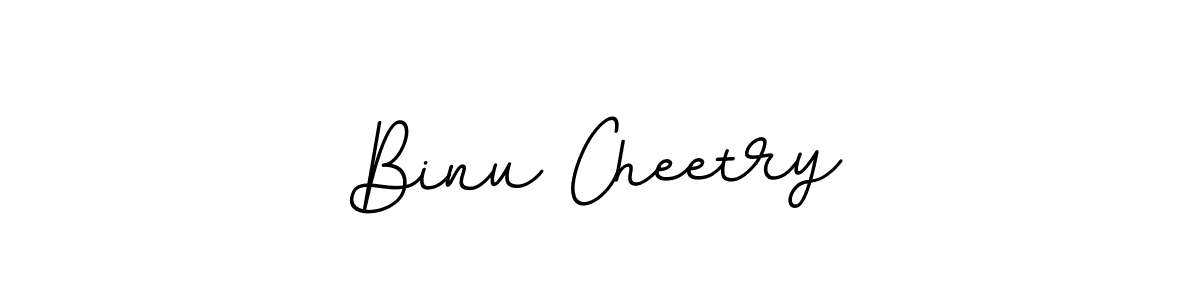 Design your own signature with our free online signature maker. With this signature software, you can create a handwritten (BallpointsItalic-DORy9) signature for name Binu Cheetry. Binu Cheetry signature style 11 images and pictures png