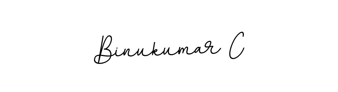 Make a beautiful signature design for name Binukumar C. With this signature (BallpointsItalic-DORy9) style, you can create a handwritten signature for free. Binukumar C signature style 11 images and pictures png