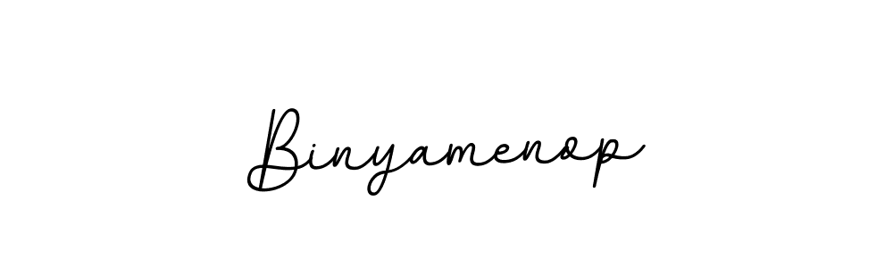 How to make Binyamenop signature? BallpointsItalic-DORy9 is a professional autograph style. Create handwritten signature for Binyamenop name. Binyamenop signature style 11 images and pictures png