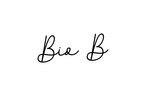 Create a beautiful signature design for name Bio B. With this signature (BallpointsItalic-DORy9) fonts, you can make a handwritten signature for free. Bio B signature style 11 images and pictures png