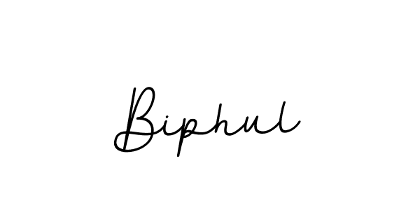 How to make Biphul name signature. Use BallpointsItalic-DORy9 style for creating short signs online. This is the latest handwritten sign. Biphul signature style 11 images and pictures png