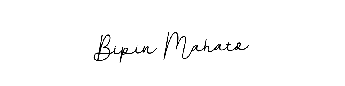 The best way (BallpointsItalic-DORy9) to make a short signature is to pick only two or three words in your name. The name Bipin Mahato include a total of six letters. For converting this name. Bipin Mahato signature style 11 images and pictures png