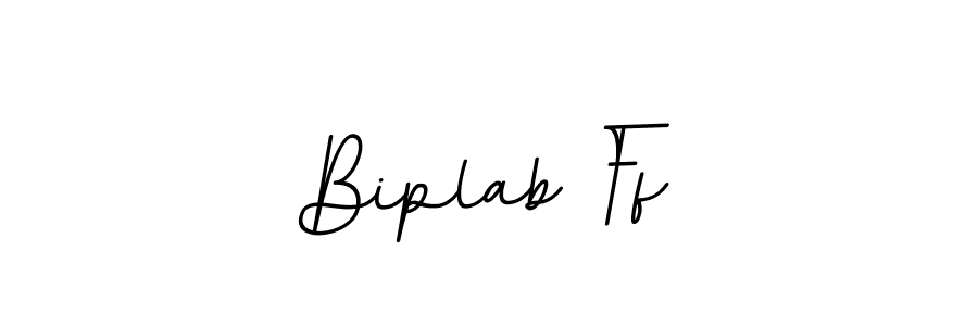 Use a signature maker to create a handwritten signature online. With this signature software, you can design (BallpointsItalic-DORy9) your own signature for name Biplab Ff. Biplab Ff signature style 11 images and pictures png