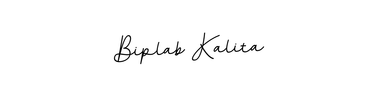 Biplab Kalita stylish signature style. Best Handwritten Sign (BallpointsItalic-DORy9) for my name. Handwritten Signature Collection Ideas for my name Biplab Kalita. Biplab Kalita signature style 11 images and pictures png