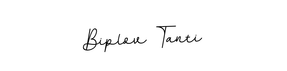 Design your own signature with our free online signature maker. With this signature software, you can create a handwritten (BallpointsItalic-DORy9) signature for name Biplov Tanti. Biplov Tanti signature style 11 images and pictures png