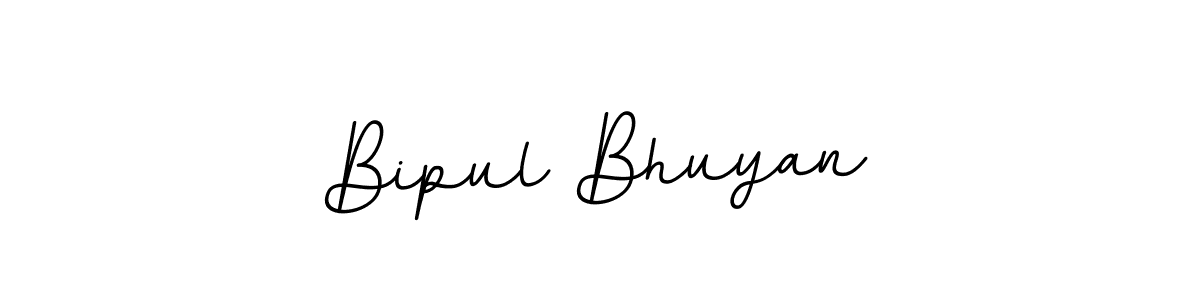 The best way (BallpointsItalic-DORy9) to make a short signature is to pick only two or three words in your name. The name Bipul Bhuyan include a total of six letters. For converting this name. Bipul Bhuyan signature style 11 images and pictures png