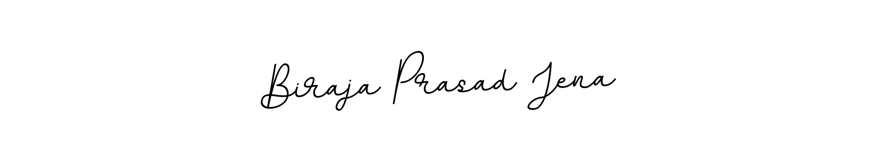 Create a beautiful signature design for name Biraja Prasad Jena. With this signature (BallpointsItalic-DORy9) fonts, you can make a handwritten signature for free. Biraja Prasad Jena signature style 11 images and pictures png