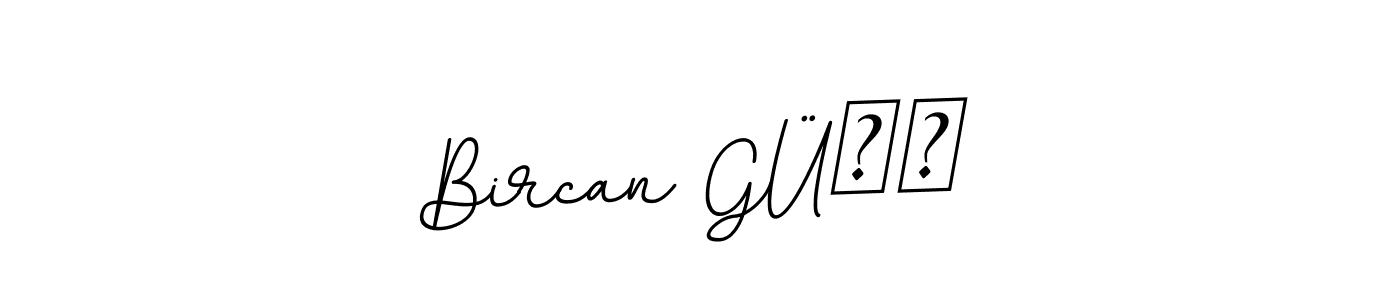 Design your own signature with our free online signature maker. With this signature software, you can create a handwritten (BallpointsItalic-DORy9) signature for name Bircan GÜŞŞ. Bircan GÜŞŞ signature style 11 images and pictures png