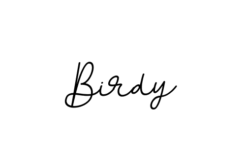 You should practise on your own different ways (BallpointsItalic-DORy9) to write your name (Birdy) in signature. don't let someone else do it for you. Birdy signature style 11 images and pictures png