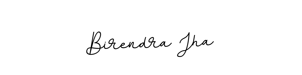 Make a beautiful signature design for name Birendra Jha. With this signature (BallpointsItalic-DORy9) style, you can create a handwritten signature for free. Birendra Jha signature style 11 images and pictures png