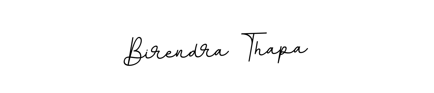 Use a signature maker to create a handwritten signature online. With this signature software, you can design (BallpointsItalic-DORy9) your own signature for name Birendra Thapa. Birendra Thapa signature style 11 images and pictures png