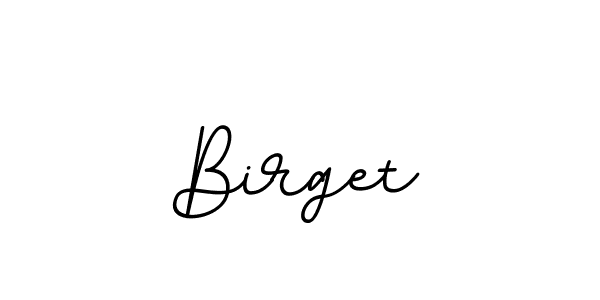 Use a signature maker to create a handwritten signature online. With this signature software, you can design (BallpointsItalic-DORy9) your own signature for name Birget. Birget signature style 11 images and pictures png