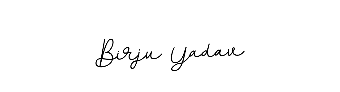 How to make Birju Yadav name signature. Use BallpointsItalic-DORy9 style for creating short signs online. This is the latest handwritten sign. Birju Yadav signature style 11 images and pictures png