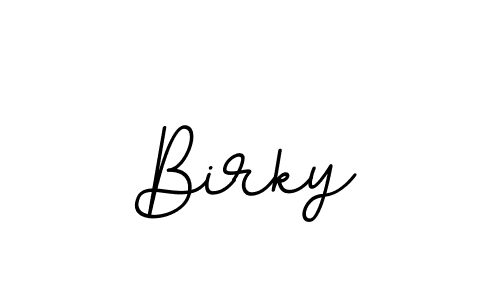 Design your own signature with our free online signature maker. With this signature software, you can create a handwritten (BallpointsItalic-DORy9) signature for name Birky. Birky signature style 11 images and pictures png