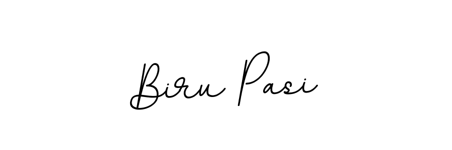 You should practise on your own different ways (BallpointsItalic-DORy9) to write your name (Biru Pasi) in signature. don't let someone else do it for you. Biru Pasi signature style 11 images and pictures png