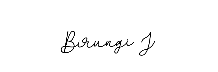 Create a beautiful signature design for name Birungi J. With this signature (BallpointsItalic-DORy9) fonts, you can make a handwritten signature for free. Birungi J signature style 11 images and pictures png