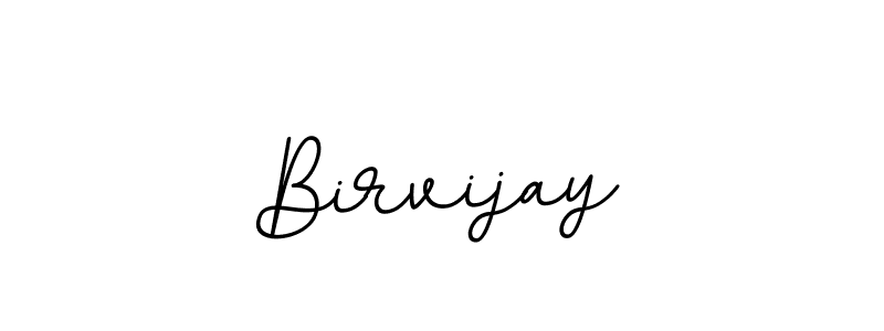 Birvijay stylish signature style. Best Handwritten Sign (BallpointsItalic-DORy9) for my name. Handwritten Signature Collection Ideas for my name Birvijay. Birvijay signature style 11 images and pictures png