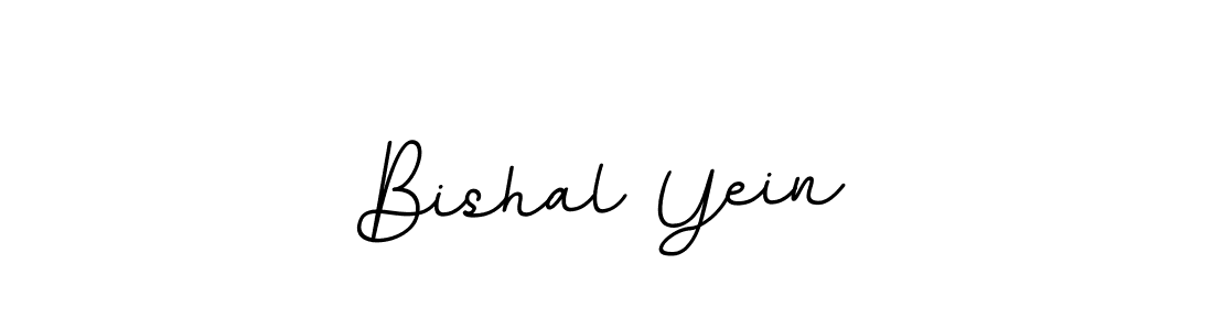 Create a beautiful signature design for name Bishal Yein. With this signature (BallpointsItalic-DORy9) fonts, you can make a handwritten signature for free. Bishal Yein signature style 11 images and pictures png