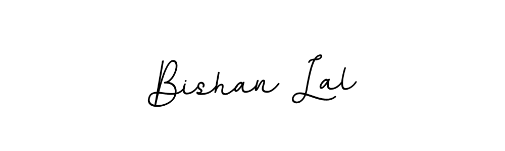 Use a signature maker to create a handwritten signature online. With this signature software, you can design (BallpointsItalic-DORy9) your own signature for name Bishan Lal. Bishan Lal signature style 11 images and pictures png