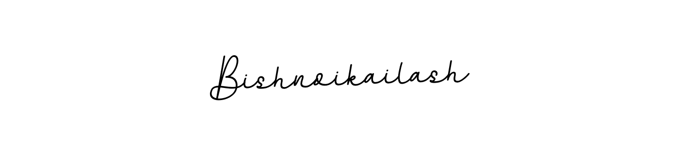 Design your own signature with our free online signature maker. With this signature software, you can create a handwritten (BallpointsItalic-DORy9) signature for name Bishnoikailash. Bishnoikailash signature style 11 images and pictures png