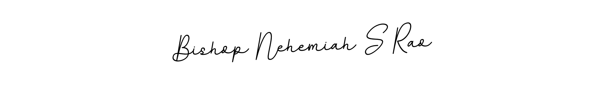 Create a beautiful signature design for name Bishop Nehemiah S Rao. With this signature (BallpointsItalic-DORy9) fonts, you can make a handwritten signature for free. Bishop Nehemiah S Rao signature style 11 images and pictures png