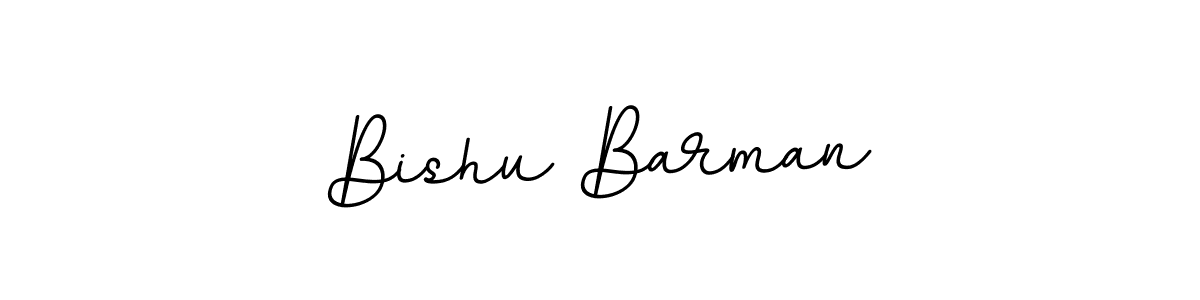 How to make Bishu Barman name signature. Use BallpointsItalic-DORy9 style for creating short signs online. This is the latest handwritten sign. Bishu Barman signature style 11 images and pictures png