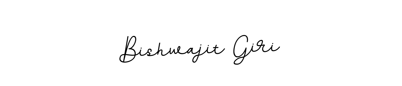 Bishwajit Giri stylish signature style. Best Handwritten Sign (BallpointsItalic-DORy9) for my name. Handwritten Signature Collection Ideas for my name Bishwajit Giri. Bishwajit Giri signature style 11 images and pictures png