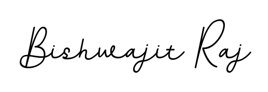 Create your official email sign-off with Bishwajit Raj name in BallpointsItalic-DORy9 style. Crisp, clean, and perfectly legible across all screens. Bishwajit Raj signature style 11 images and pictures png