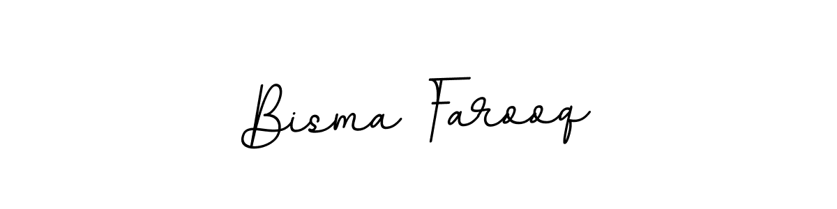 Create a beautiful signature design for name Bisma Farooq. With this signature (BallpointsItalic-DORy9) fonts, you can make a handwritten signature for free. Bisma Farooq signature style 11 images and pictures png