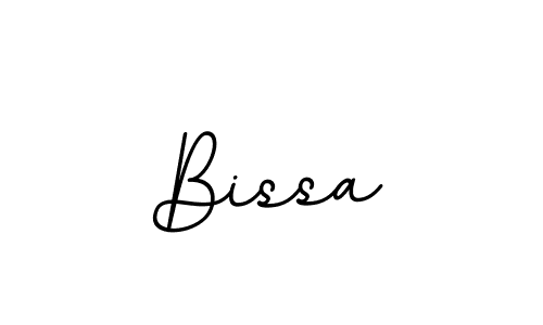 Make a beautiful signature design for name Bissa. With this signature (BallpointsItalic-DORy9) style, you can create a handwritten signature for free. Bissa signature style 11 images and pictures png