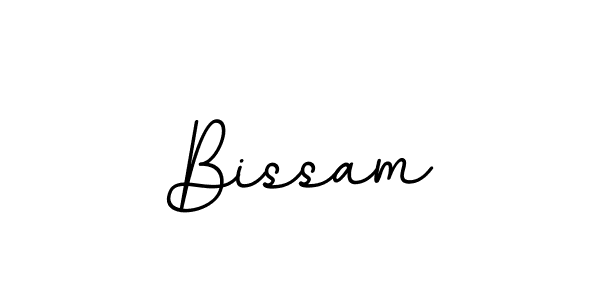 How to make Bissam name signature. Use BallpointsItalic-DORy9 style for creating short signs online. This is the latest handwritten sign. Bissam signature style 11 images and pictures png
