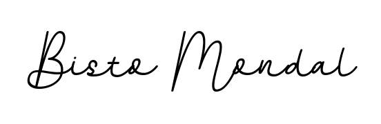 How to make Bisto Mondal name signature. Use BallpointsItalic-DORy9 style for creating short signs online. This is the latest handwritten sign. Bisto Mondal signature style 11 images and pictures png