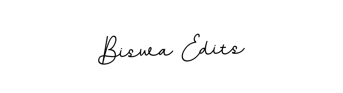 Use a signature maker to create a handwritten signature online. With this signature software, you can design (BallpointsItalic-DORy9) your own signature for name Biswa Edits. Biswa Edits signature style 11 images and pictures png