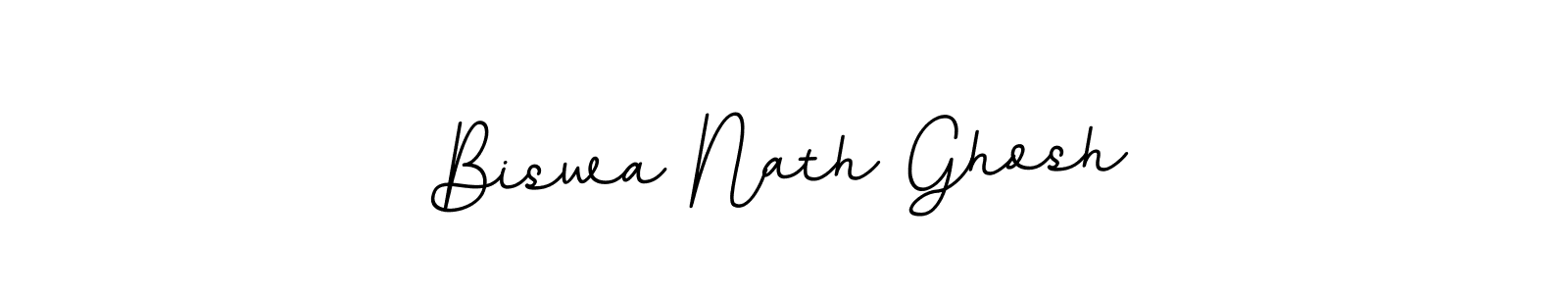 Make a beautiful signature design for name Biswa Nath Ghosh. With this signature (BallpointsItalic-DORy9) style, you can create a handwritten signature for free. Biswa Nath Ghosh signature style 11 images and pictures png