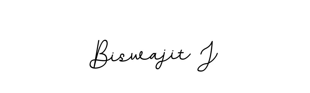 The best way (BallpointsItalic-DORy9) to make a short signature is to pick only two or three words in your name. The name Biswajit J include a total of six letters. For converting this name. Biswajit J signature style 11 images and pictures png