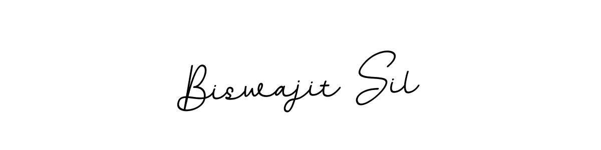 You should practise on your own different ways (BallpointsItalic-DORy9) to write your name (Biswajit Sil) in signature. don't let someone else do it for you. Biswajit Sil signature style 11 images and pictures png