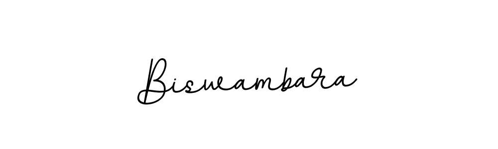 How to make Biswambara name signature. Use BallpointsItalic-DORy9 style for creating short signs online. This is the latest handwritten sign. Biswambara signature style 11 images and pictures png