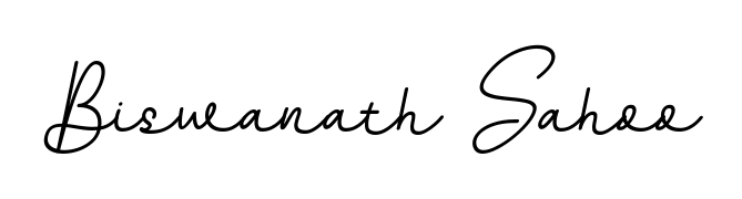 Give your name Biswanath Sahoo an exquisite flair with the BallpointsItalic-DORy9 script font. Ideal for contracts, resumes, and formal letterheads. Biswanath Sahoo signature style 11 images and pictures png