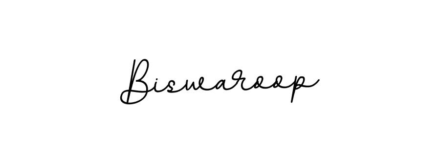 The best way (BallpointsItalic-DORy9) to make a short signature is to pick only two or three words in your name. The name Biswaroop include a total of six letters. For converting this name. Biswaroop signature style 11 images and pictures png
