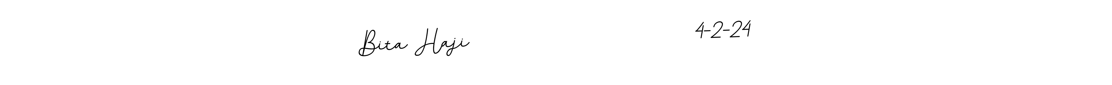 BallpointsItalic-DORy9 is a professional signature style that is perfect for those who want to add a touch of class to their signature. It is also a great choice for those who want to make their signature more unique. Get Bita Haji                        4-2-24 name to fancy signature for free. Bita Haji                        4-2-24 signature style 11 images and pictures png