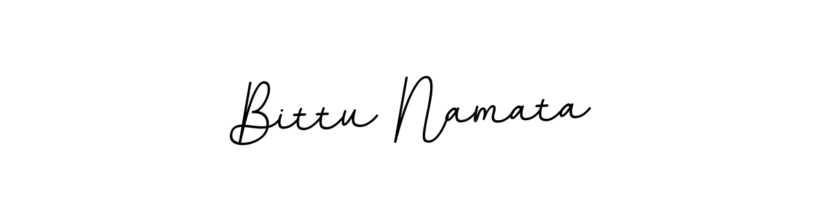 Bittu Namata stylish signature style. Best Handwritten Sign (BallpointsItalic-DORy9) for my name. Handwritten Signature Collection Ideas for my name Bittu Namata. Bittu Namata signature style 11 images and pictures png