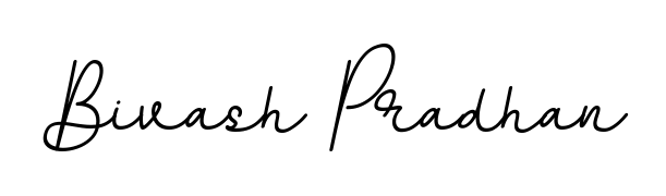 Create a beautiful signature design for name Bivash Pradhan. With this signature (BallpointsItalic-DORy9) fonts, you can make a handwritten signature for free. Bivash Pradhan signature style 11 images and pictures png