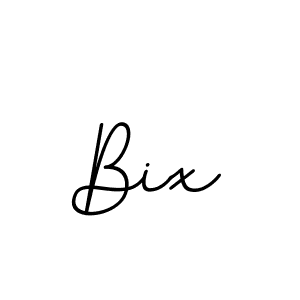 You should practise on your own different ways (BallpointsItalic-DORy9) to write your name (Bix) in signature. don't let someone else do it for you. Bix signature style 11 images and pictures png