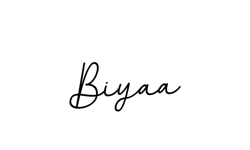 The best way (BallpointsItalic-DORy9) to make a short signature is to pick only two or three words in your name. The name Biyaa include a total of six letters. For converting this name. Biyaa signature style 11 images and pictures png