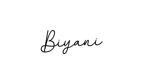 You should practise on your own different ways (BallpointsItalic-DORy9) to write your name (Biyani) in signature. don't let someone else do it for you. Biyani signature style 11 images and pictures png