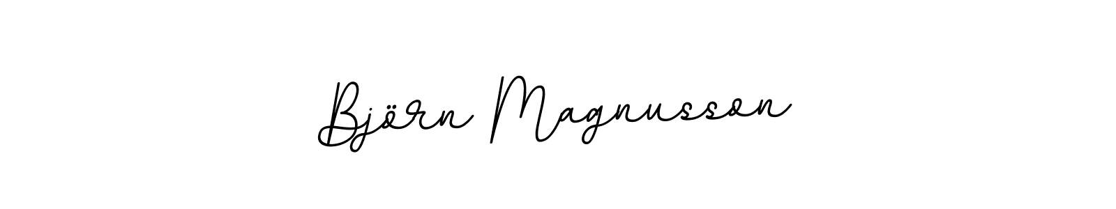 Use a signature maker to create a handwritten signature online. With this signature software, you can design (BallpointsItalic-DORy9) your own signature for name Björn Magnusson. Björn Magnusson signature style 11 images and pictures png