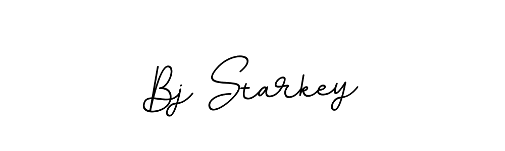 You should practise on your own different ways (BallpointsItalic-DORy9) to write your name (Bj Starkey) in signature. don't let someone else do it for you. Bj Starkey signature style 11 images and pictures png