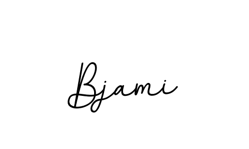 Make a beautiful signature design for name Bjami. Use this online signature maker to create a handwritten signature for free. Bjami signature style 11 images and pictures png