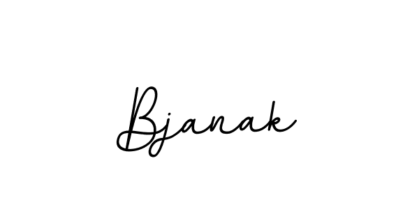 You should practise on your own different ways (BallpointsItalic-DORy9) to write your name (Bjanak) in signature. don't let someone else do it for you. Bjanak signature style 11 images and pictures png