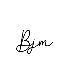 How to make Bjm signature? BallpointsItalic-DORy9 is a professional autograph style. Create handwritten signature for Bjm name. Bjm signature style 11 images and pictures png